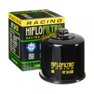 Filtru ulei racing HIFLO pentru motociclete, HF204RC - Honda CBR500,CBF600,CBR1000, Kawasaki ZX600, Yamaha YZF-R3,XTZ690