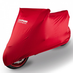 Husa de interior Oxford Protex Stretch Premium Stretch-Fit, culoare rosu, S - Img 2