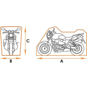 Husa moto TKN-Connect eXtreme® Oxford 300D - size XXL - Img 3