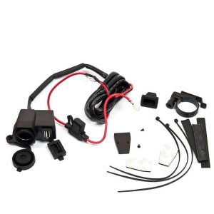 Priză moto pentru brichetă cu USB pentru ghidon - Img 2