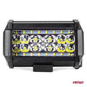 Proiector LED pentru Off-Road, ATV, SSV, culoare 6500K, 28 LED-uri, tensiune 9 - 36V, dimensiune 136 x 80 mm - Img 4