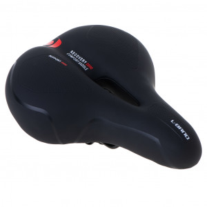 Scaun pentru bicicleta model SPORT, din spuma, cu stop LED incorporat, culoare Neagra - Img 5