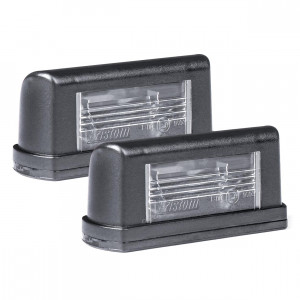 Set 2 lampi pentru iluminat placuta de inmatriculare, 12 - 24V - Img 1