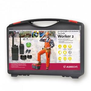Stație radio PMR portabilă Albrecht Tectalk Worker 2 Set 2 bucăți - Img 2
