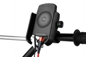 Suport pentru motocicletă cu încărcător de telefon - R9W-PD Wireless - PD - Img 3