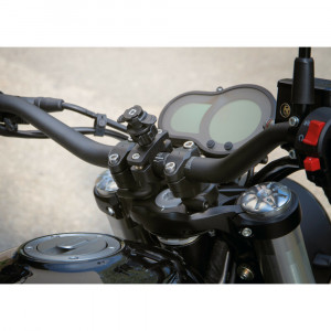 Suport telefon pentru motocicleta Lampa Opti Handlem 16-32 mm, Negru - Img 5
