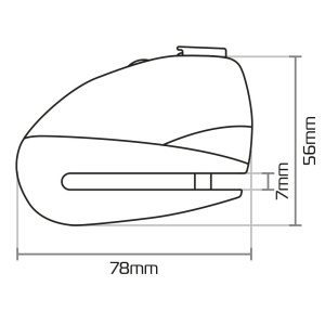 Alarma moto Oxford Screamer 7 - Negru - Img 6