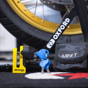 Antifurt moto/blocator disc de frână Mini Titan OXFORD culoare galben/negru - Img 7