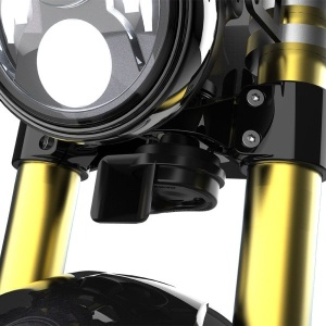 Claxon pentru motocicletă Oxford Foghorn 12V, negru - Img 3