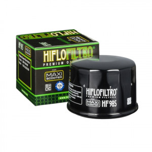 Filtru ulei moto HIFLO pentru motociclete, HF985 - Scuter Yamaha XP500 TMAX, XP530 TMAX / BLACK MAX