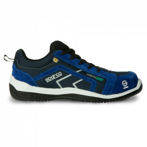 Incaltaminte de protectie curse SPARCO URBAN EVO - piele intoarsa,Negru/Alb/Albastru/Violet - Img 3