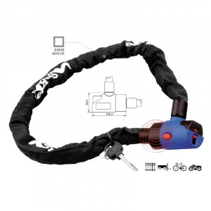 Lant antifurt moto Vicma - 0.90m x 8mm (grosime za) - Img 2