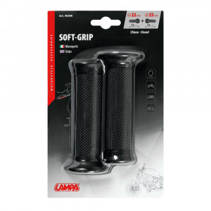 Manere negre motocicletă "SOFT-GRIP" - Lampa - Img 2
