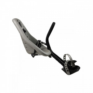 Scaun pentru copii - Thule Yepp Mini Silver, cu montare pe bicicleta in fata - Img 2