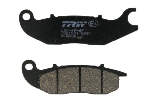 Set placute frana moto OFFROAD - HONDA CRF 250/CRF300 L - Organic