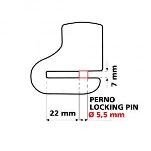 Sistem blocare disc de frana, BITE 5,5 mm, Lampa - Img 3