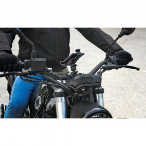Suport telefon pentru motocicleta Lampa Opti Handlem 16-32 mm, Negru - Img 6