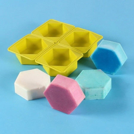 Forma de silicon Hexagon 4 cavitati