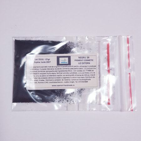 PIGMENT COSMETIC MAT 26 NEGRU 3 gr