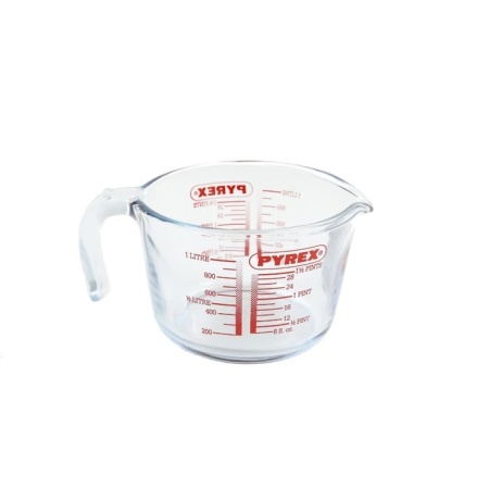 Cana sticla gradata 1l pyrex