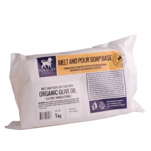 Baza de sapun Melt&Pour Forbury cu Ulei de Masline transparent 1 kg