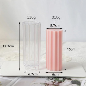 Set de 2 matrite pentru lumanari Tuzsocr, plastic - Img 3
