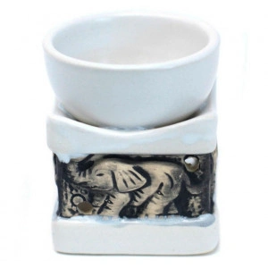 Vas Aromaterapie Elefant, alb