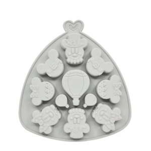 Forma de silicon Minnie si Baloane 11 cavitati