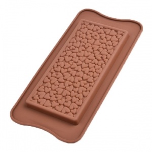 Forma de silicon pentru ciocolata - Inimioare