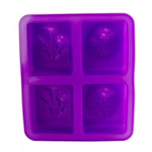 Forma de silicon Garoafe 4 cavitati