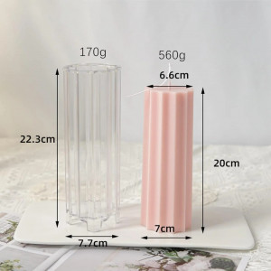 Set de 2 matrite pentru lumanari Tuzsocr, plastic - Img 5