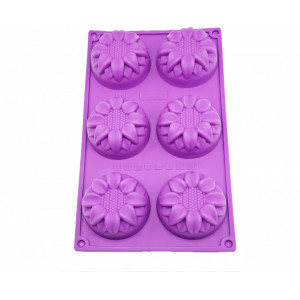 Forma de silicon Floarea soarelui 6 cavitati