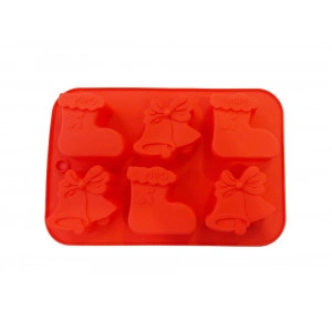 Forma de silicon Tema Sarbatori de iarna 6 cavitati