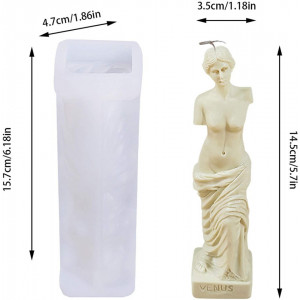 Matrita pentru fabricarea lumanarilor Tiruiya 15,7 x 4,7 cm - Img 2