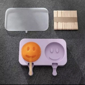 Forma de silicon Inghetata pe bat - Zambet