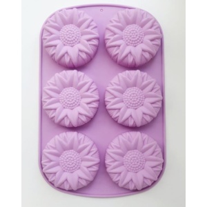 Forma din silicon floarea soarelui 6 cavitati