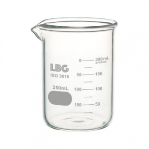 Pahar Berzelius pereti grosisi scala dubla premium line 250 ml
