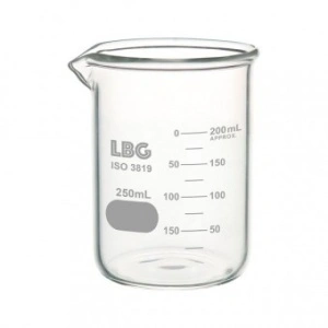 Pahar Berzelius pereti grosisi scala dubla premium line 250 ml
