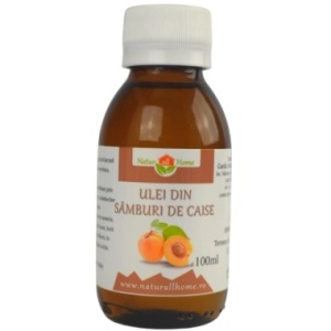 Ulei de sâmburi de caise, 50 ml presat la rece, organic