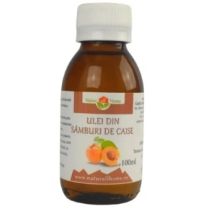Ulei de sâmburi de caise, 50 ml presat la rece, organic