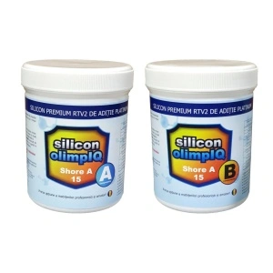 Cauciuc Siliconic Aditie shore A15 olimpIQ 2 kg-Translucid