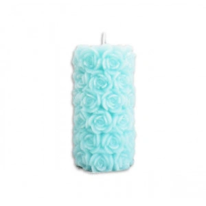 Lumanare Cilindru cu Trandafiri Mare - parfum Ocean