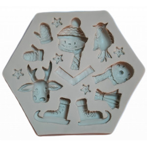 Matrita silicon Figurine de Craciun