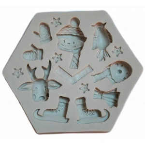 Matrita silicon Figurine de Craciun