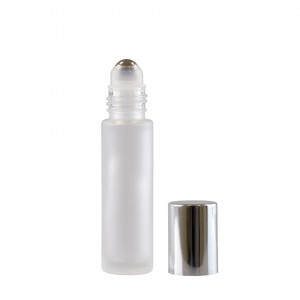 Recipient Roll-On mini sticla Incolora mata 10 ml