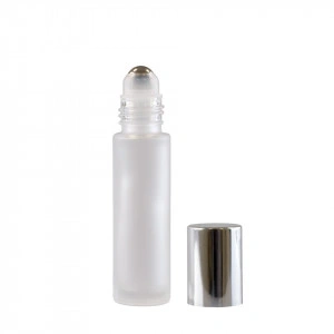 Recipient Roll-On mini sticla Incolora mata 10 ml