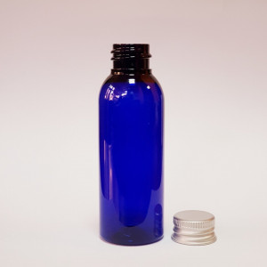 Sticla albastr PET cu capac 50 ml