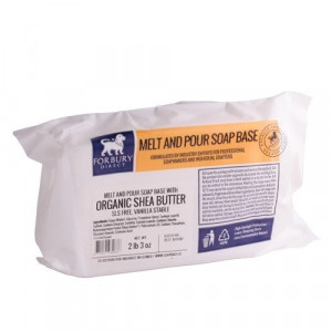 Baza de sapun Melt&Pour Forbury cu Unt de Shea Organic 1 kg
