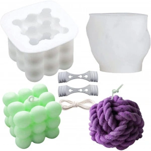 SET 2 MATRITE PENTRU FAB LUMANARILOR TIRUIYA SILICON 6-6.5CM