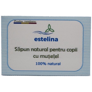 SAPUN NATURAL PENTRU COPII CU MUSETEL 90 GR